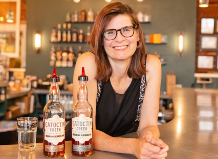 Becky Harris is co-founder and chief distiller of Catoctin Creek Distilling Company, winner of the people's choice award for Loudoun Small Business awards