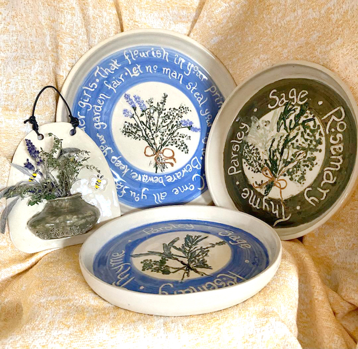 Pottery for sale at Pottery sale at LoCo Pottery on December 12, 2020